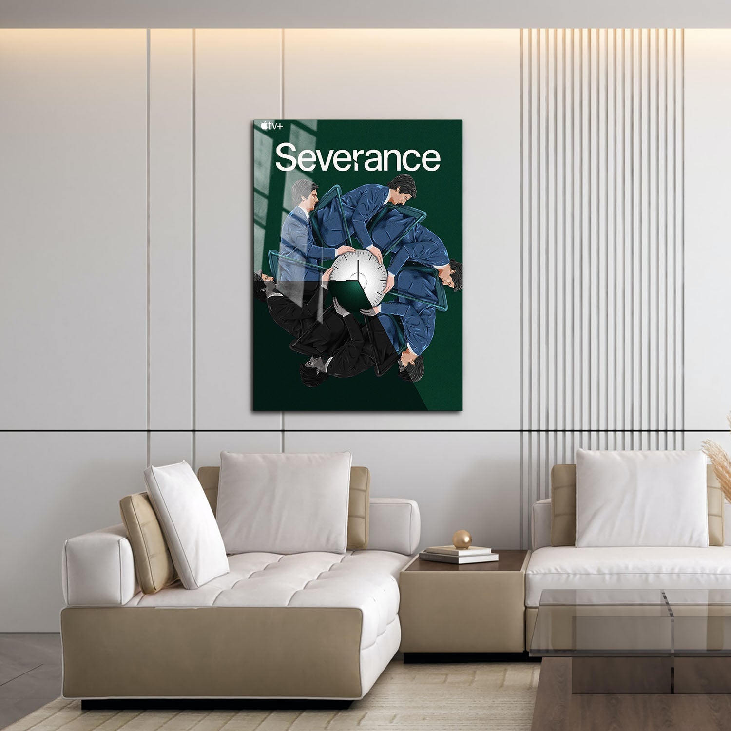 Flex Designs Metal Poster Severance Minimalist 16 x 24" Home Goods - TV Show 2022 TV Show Metal Poster
