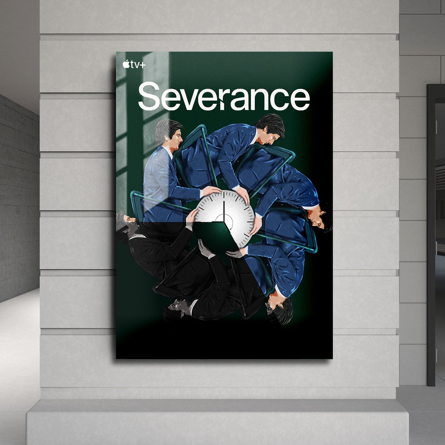 Flex Designs Metal Poster Severance Minimalist 24 x 36" Home Goods - TV Show 2022 TV Show Metal Poster