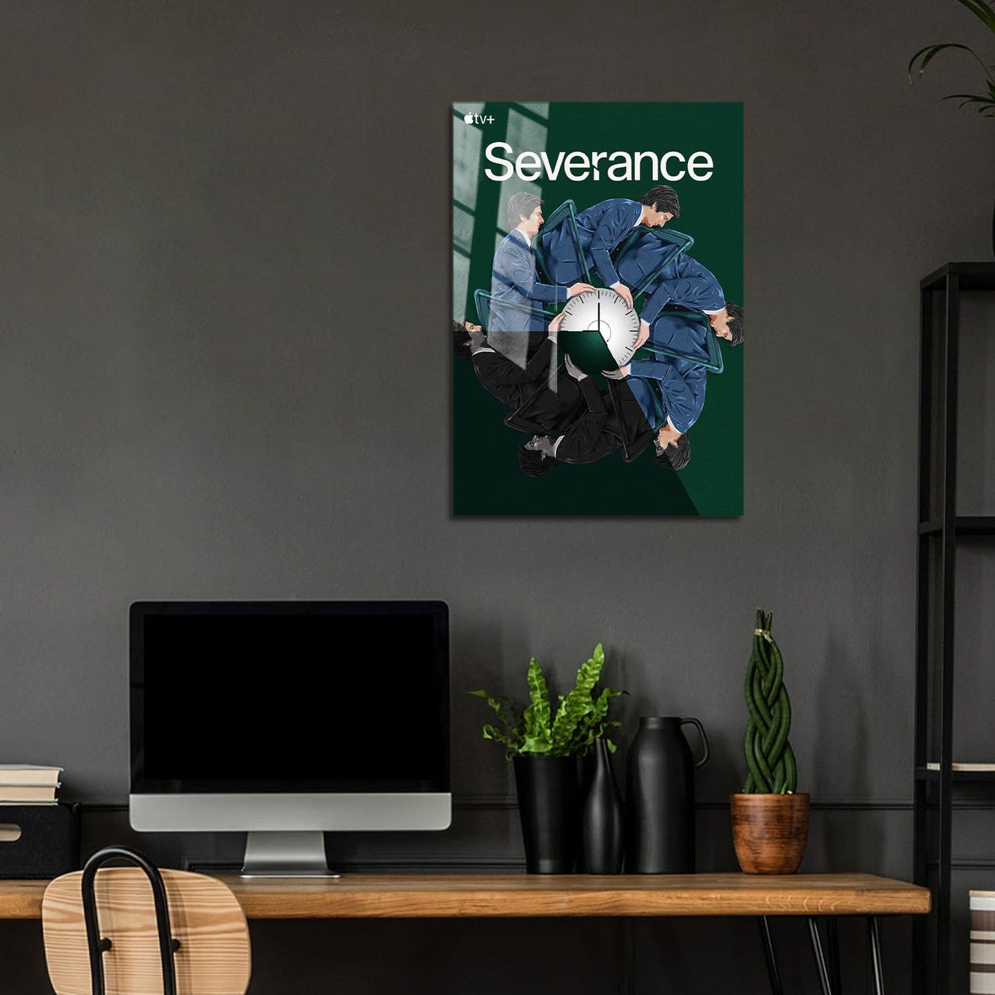 Flex Designs Metal Poster Severance Minimalist 5 x 7" Home Goods - TV Show 2022 TV Show Metal Poster