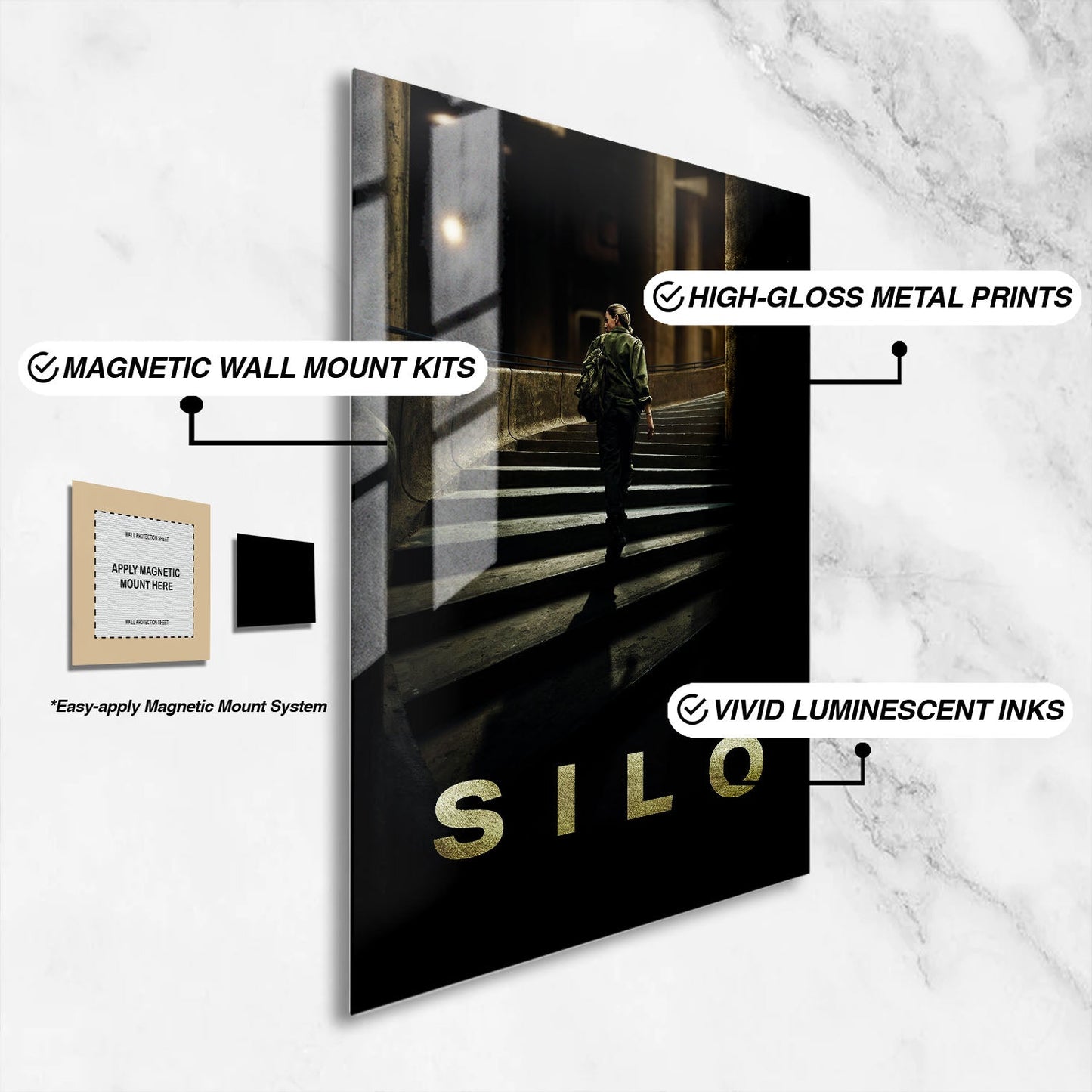 Flex Designs Metal Poster Silo 16 x 24" Home Goods - TV Show 2023 TV Show Metal Poster
