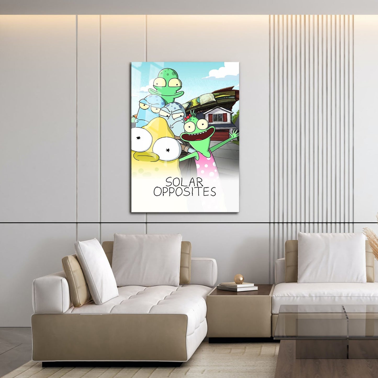 Flex Designs Metal Poster Solar Opposites 16 x 24" Home Goods - TV Show 2020 TV Show Metal Poster