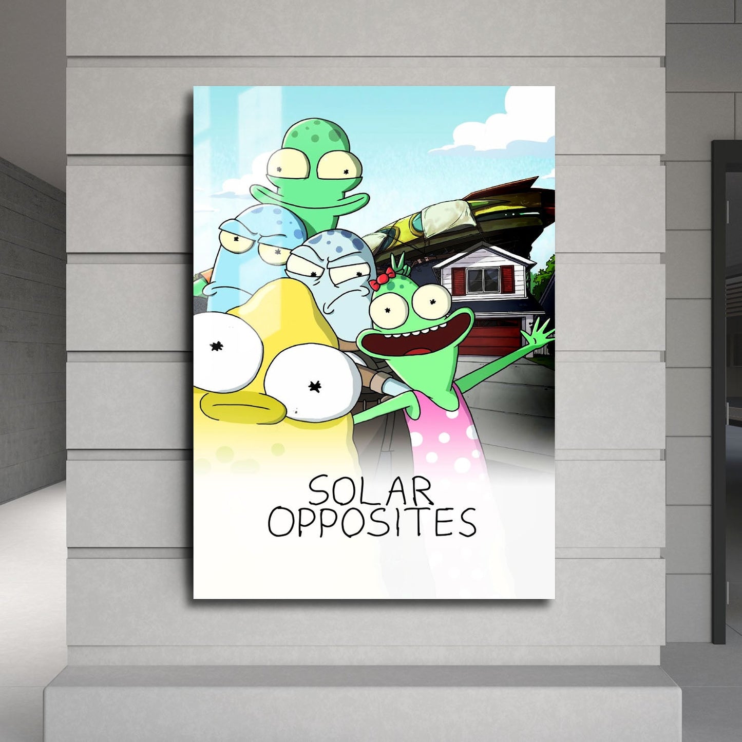 Flex Designs Metal Poster Solar Opposites 24 x 36" Home Goods - TV Show 2020 TV Show Metal Poster
