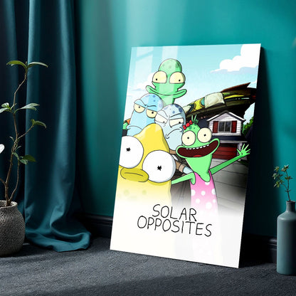 Solar Opposites TV Show Metal Poster