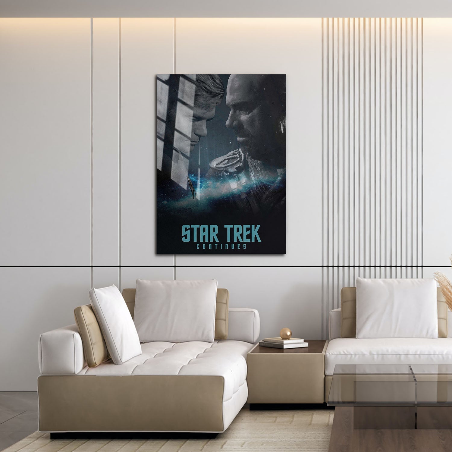 Flex Designs Metal Poster Star Trek Continues 16 x 24" Home Goods - TV Show 2013 TV Show Metal Poster