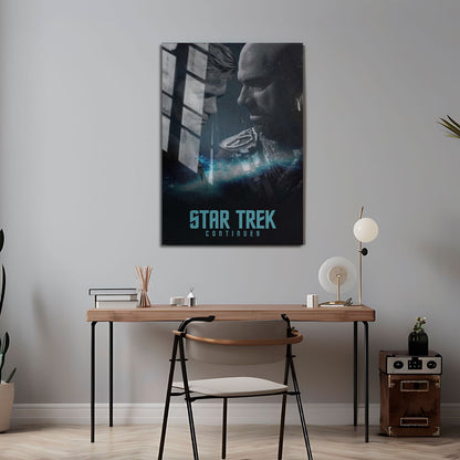 Flex Designs Metal Poster Star Trek Continues 24 x 36" Home Goods - TV Show 2013 TV Show Metal Poster