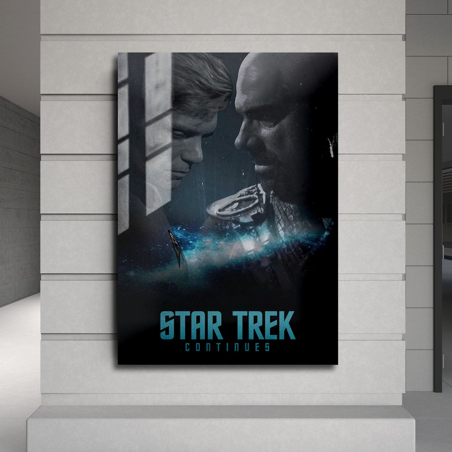Flex Designs Metal Poster Star Trek Continues 24 x 36" Home Goods - TV Show 2013 TV Show Metal Poster
