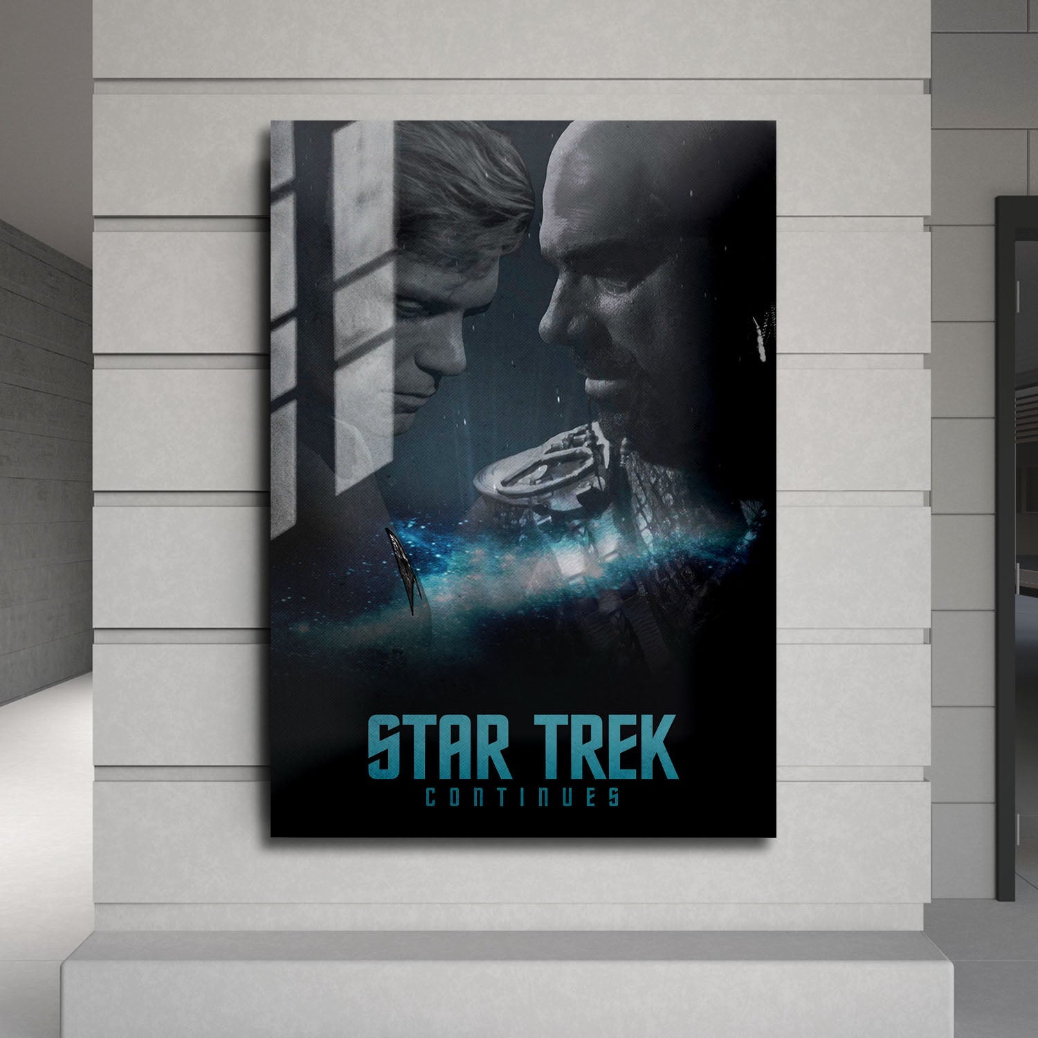 Flex Designs Metal Poster Star Trek Continues 24 x 36" Home Goods - TV Show 2013 TV Show Metal Poster