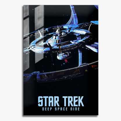 Flex Designs Metal Poster Star Trek Deep Space Nine 11 x 17" Home Goods - TV Show 1993 TV Show Metal Poster