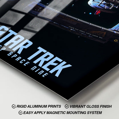 Flex Designs Metal Poster Star Trek Deep Space Nine 11 x 17" Home Goods - TV Show 1993 TV Show Metal Poster