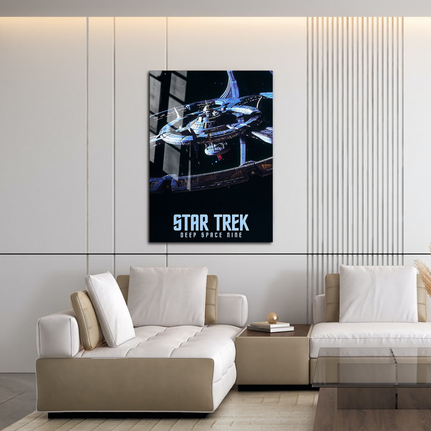 Flex Designs Metal Poster Star Trek Deep Space Nine 16 x 24" Home Goods - TV Show 1993 TV Show Metal Poster