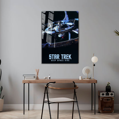 Flex Designs Metal Poster Star Trek Deep Space Nine 24 x 36" Home Goods - TV Show 1993 TV Show Metal Poster