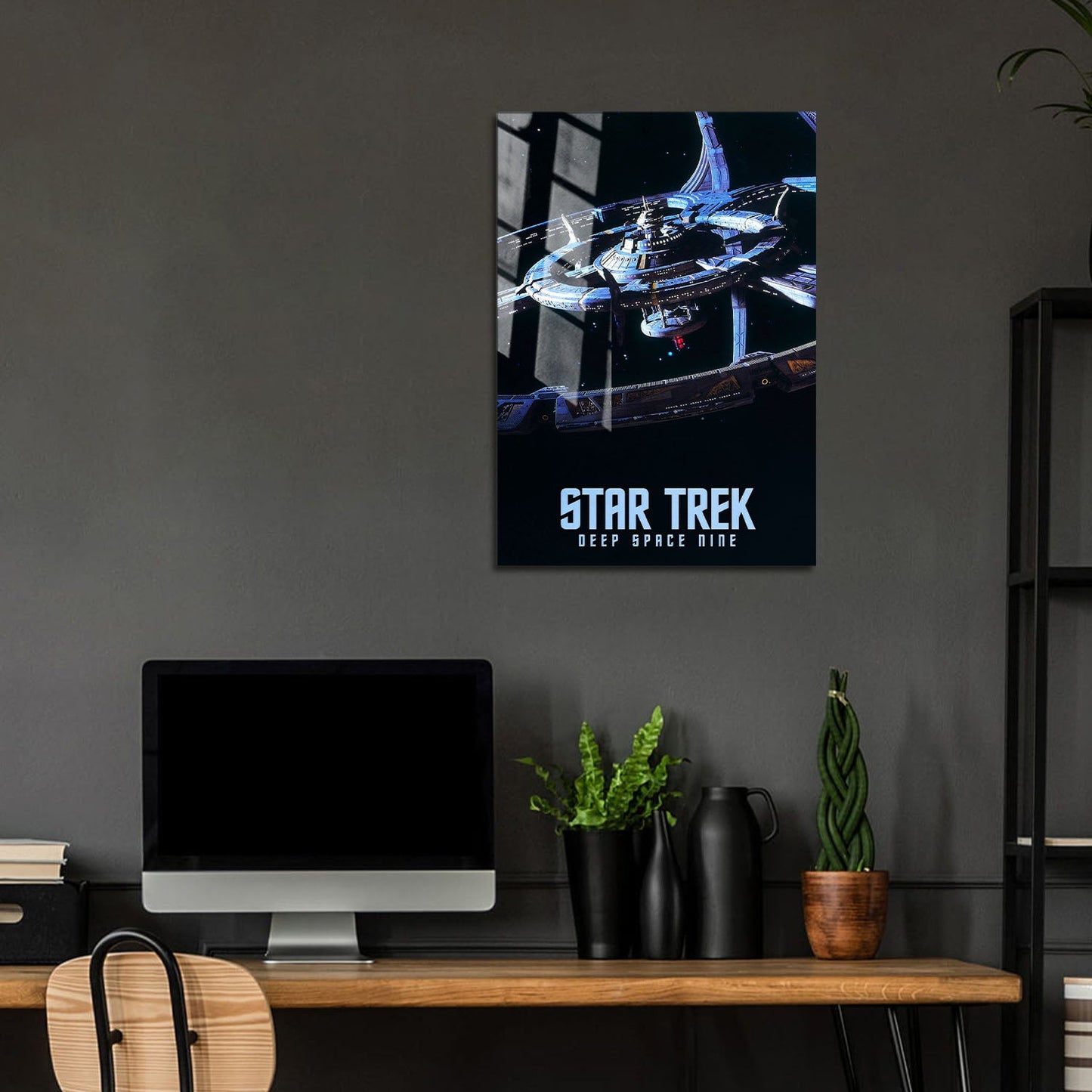 Flex Designs Metal Poster Star Trek Deep Space Nine 5 x 7" Home Goods - TV Show 1993 TV Show Metal Poster