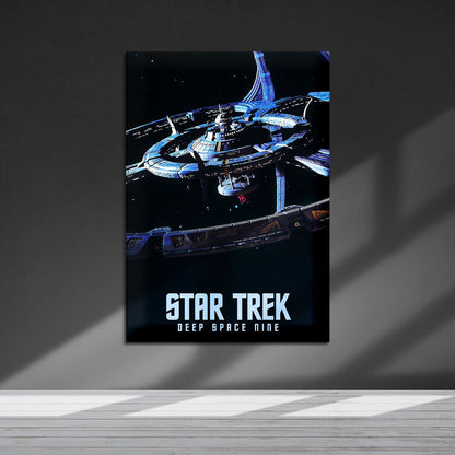 Flex Designs Metal Poster Star Trek Deep Space Nine 5 x 7" Home Goods - TV Show 1993 TV Show Metal Poster