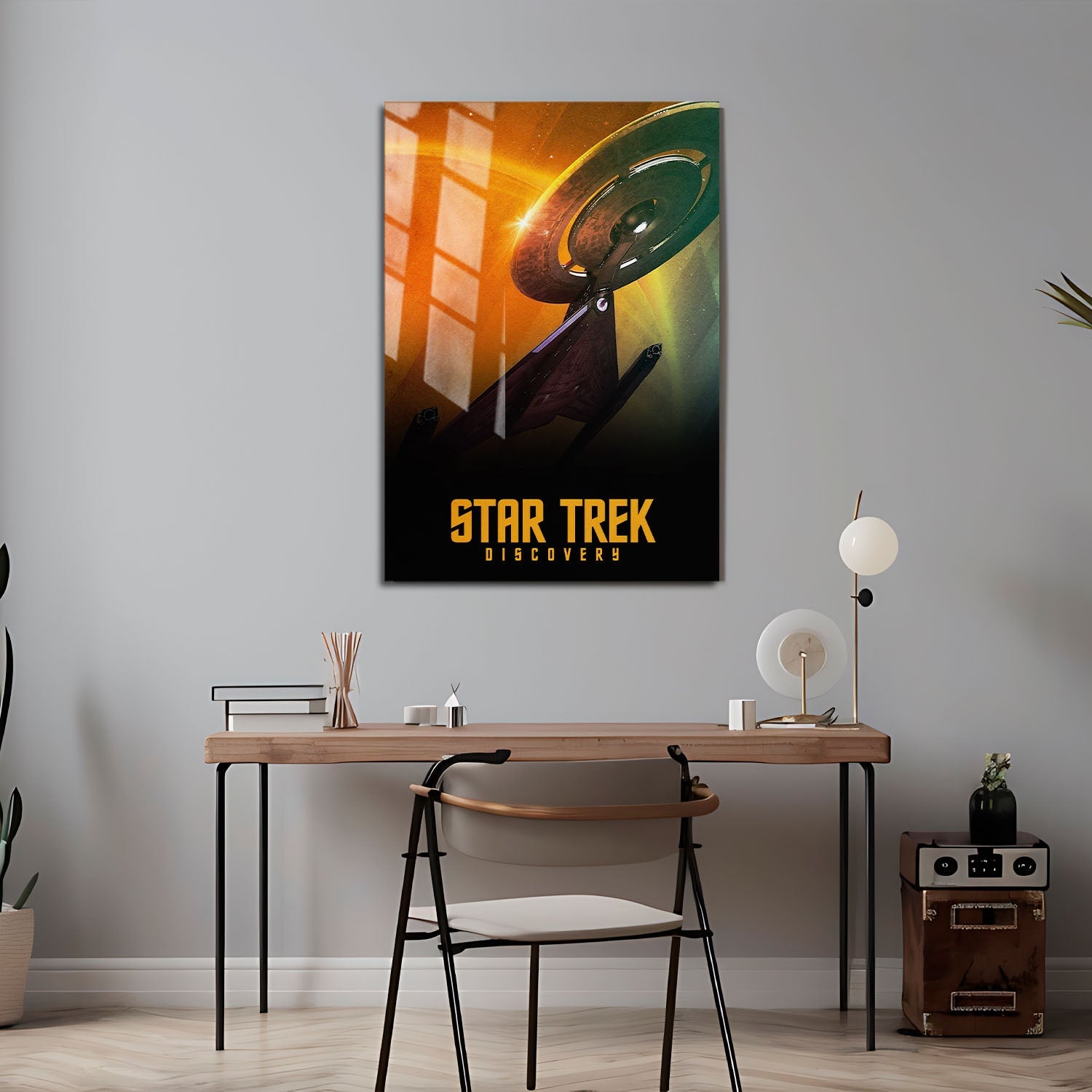 Flex Designs Metal Poster Star Trek Discovery 24 x 36" Home Goods - TV Show 2017 TV Show Metal Poster