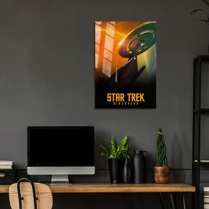 Flex Designs Metal Poster Star Trek Discovery 5 x 7" Home Goods - TV Show 2017 TV Show Metal Poster