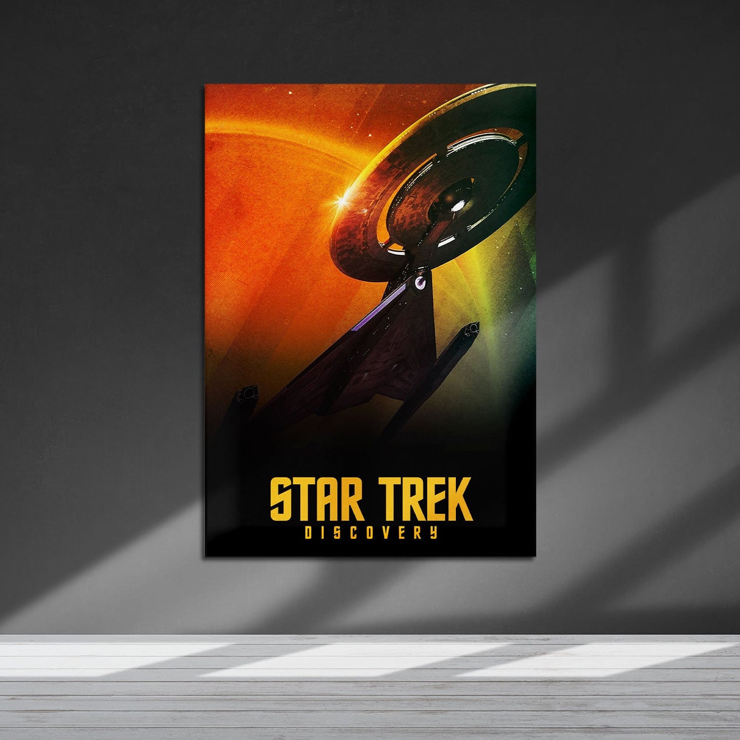 Flex Designs Metal Poster Star Trek Discovery 5 x 7" Home Goods - TV Show 2017 TV Show Metal Poster