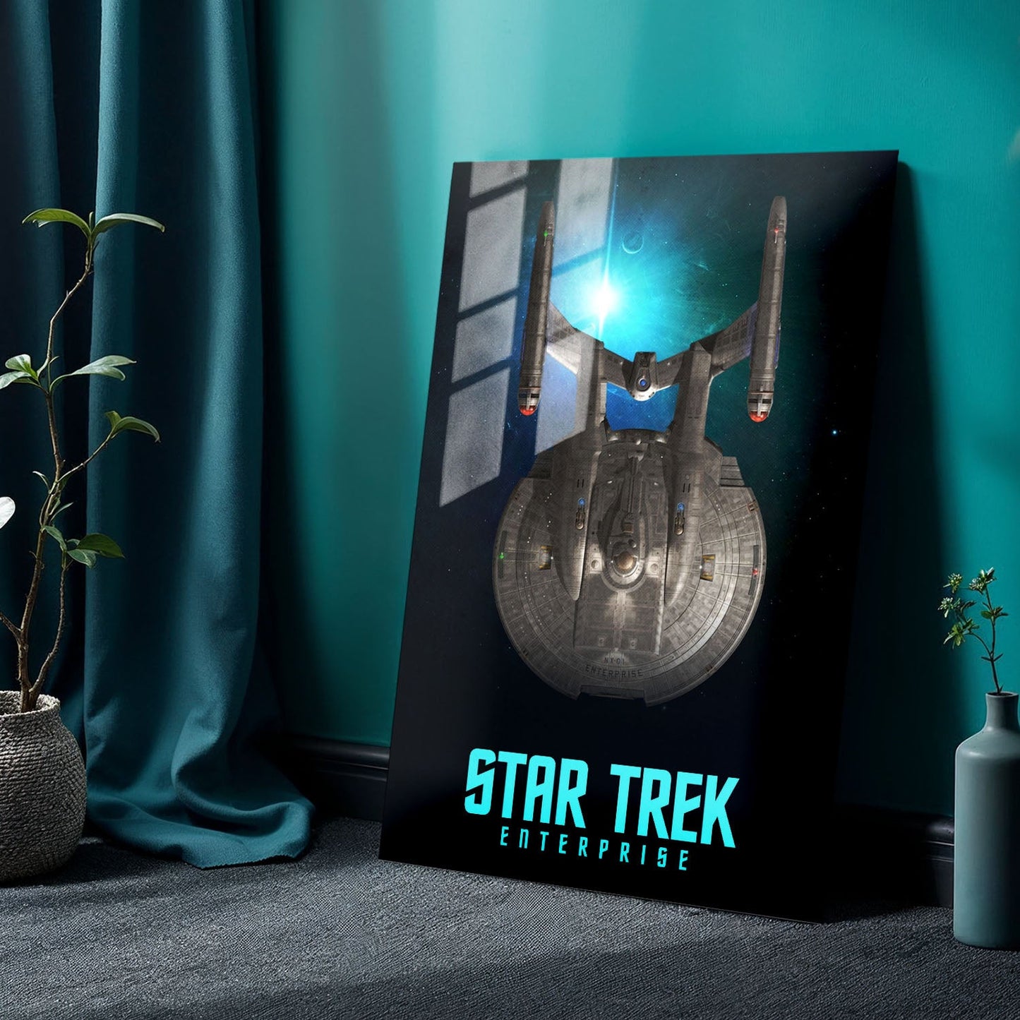 Star Trek Enterprise TV Show Metal Poster