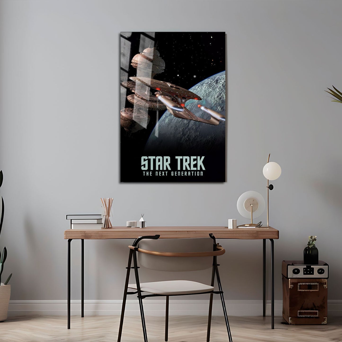 Flex Designs Metal Poster Star Trek The Next Generation 24 x 36" Home Goods - TV Show 1987 TV Show Metal Poster