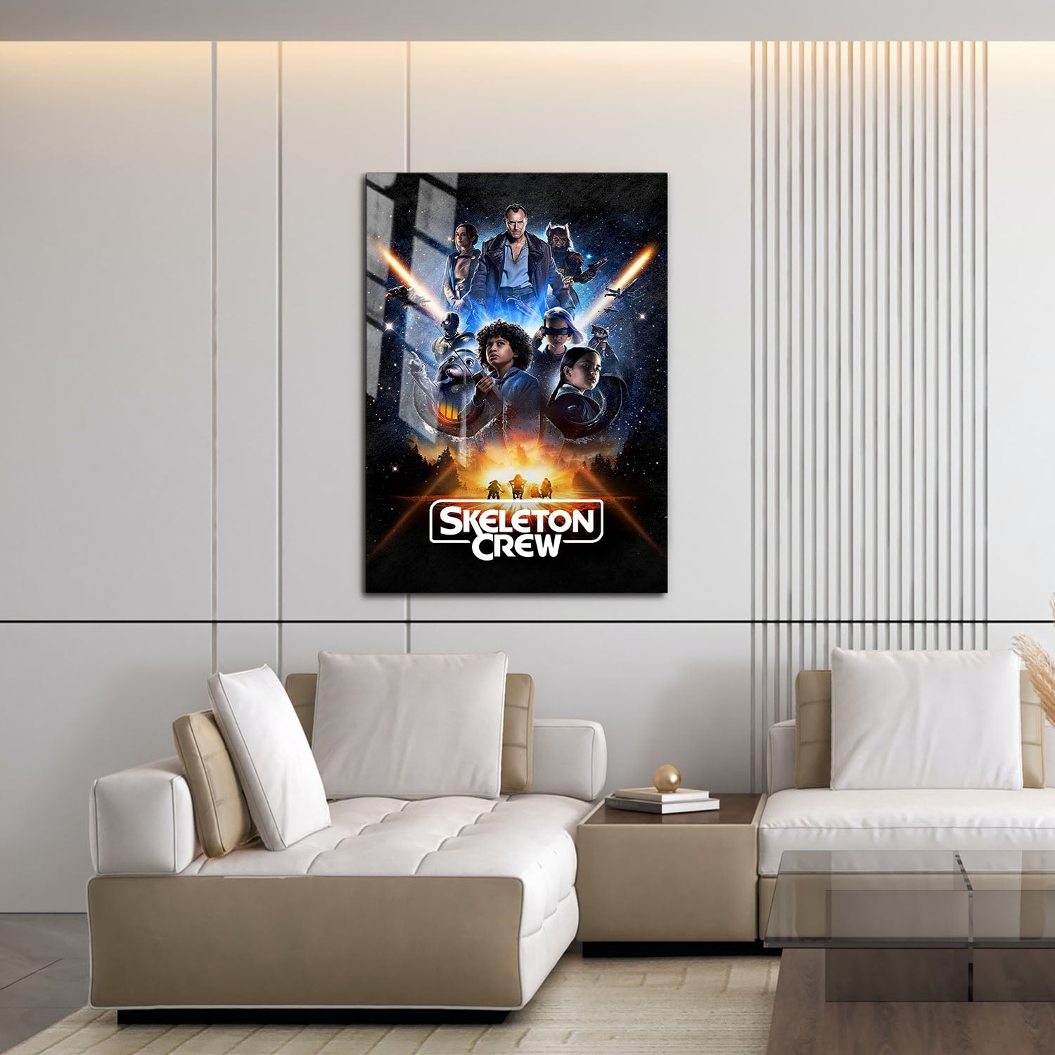 Flex Designs Metal Poster Star Wars Skeleton Crew 16 x 24" Home Goods - TV Show 2025 TV Show Metal Poster