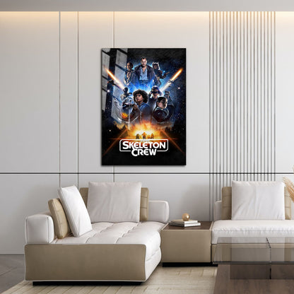 Flex Designs Metal Poster Star Wars Skeleton Crew 16 x 24" Home Goods - TV Show 2025 TV Show Metal Poster
