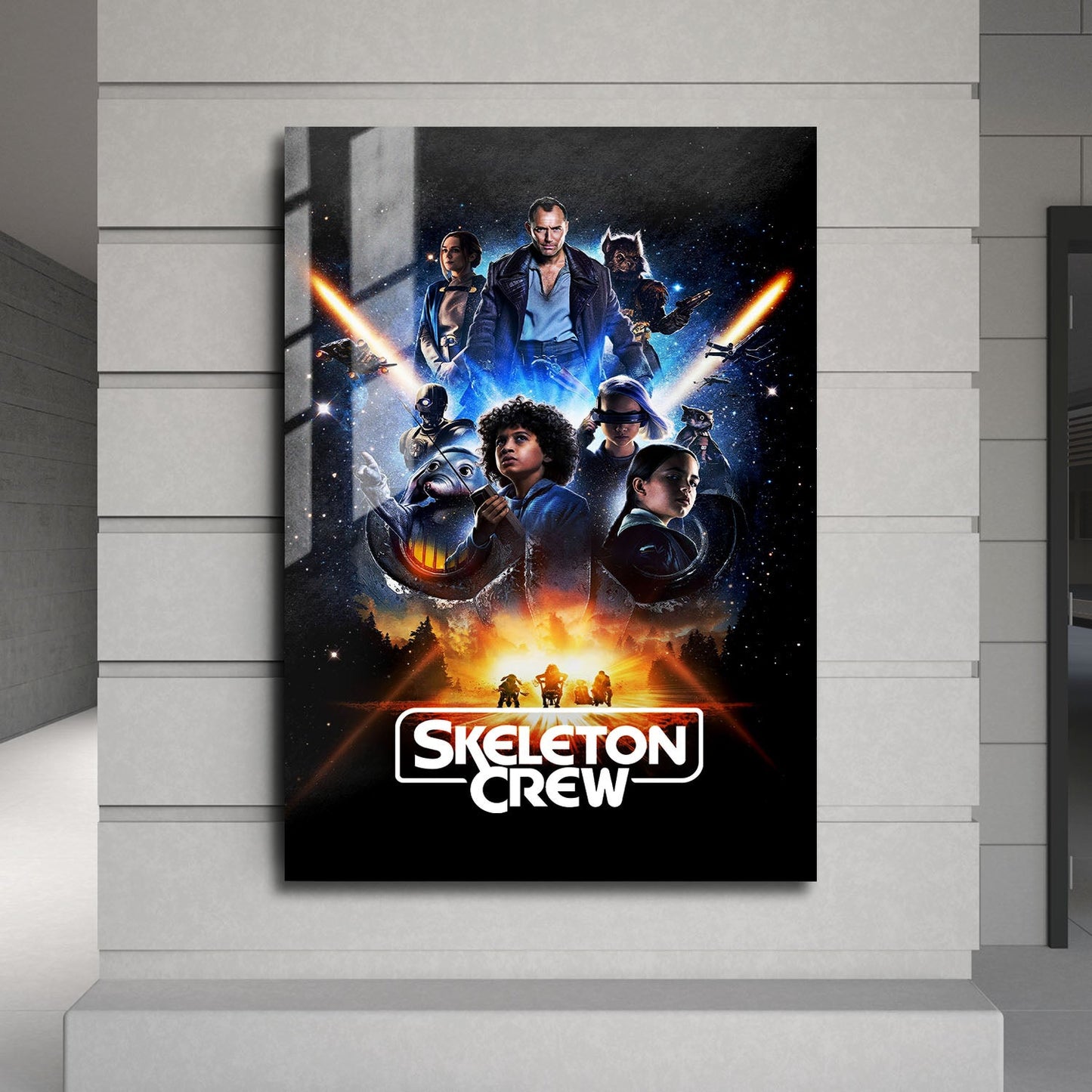 Flex Designs Metal Poster Star Wars Skeleton Crew 24 x 36" Home Goods - TV Show 2025 TV Show Metal Poster