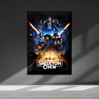 Flex Designs Metal Poster Star Wars Skeleton Crew 5 x 7" Home Goods - TV Show 2025 TV Show Metal Poster