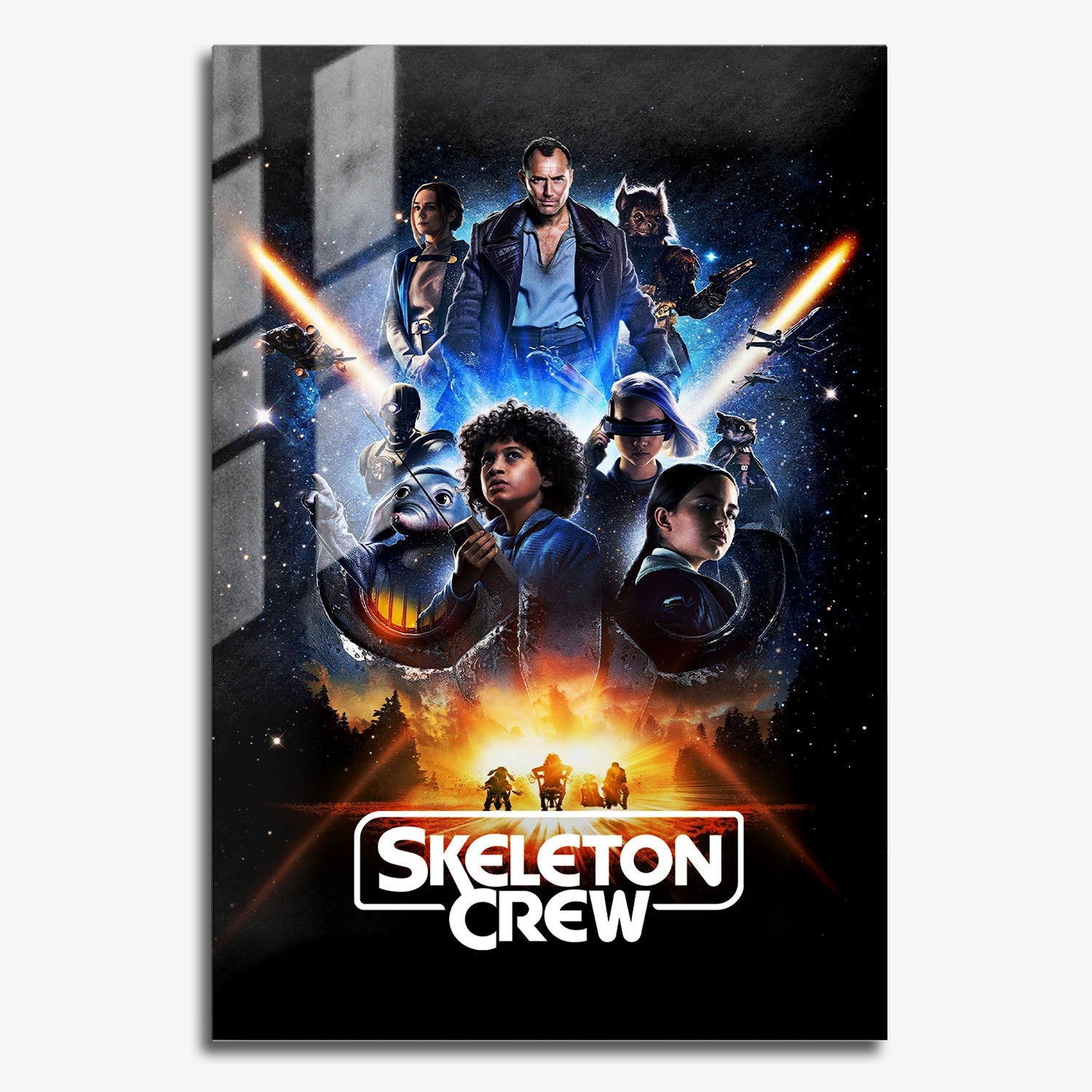 Star Wars Skeleton Crew Metal Poster TV Show Metal Poster – Flex Design ...
