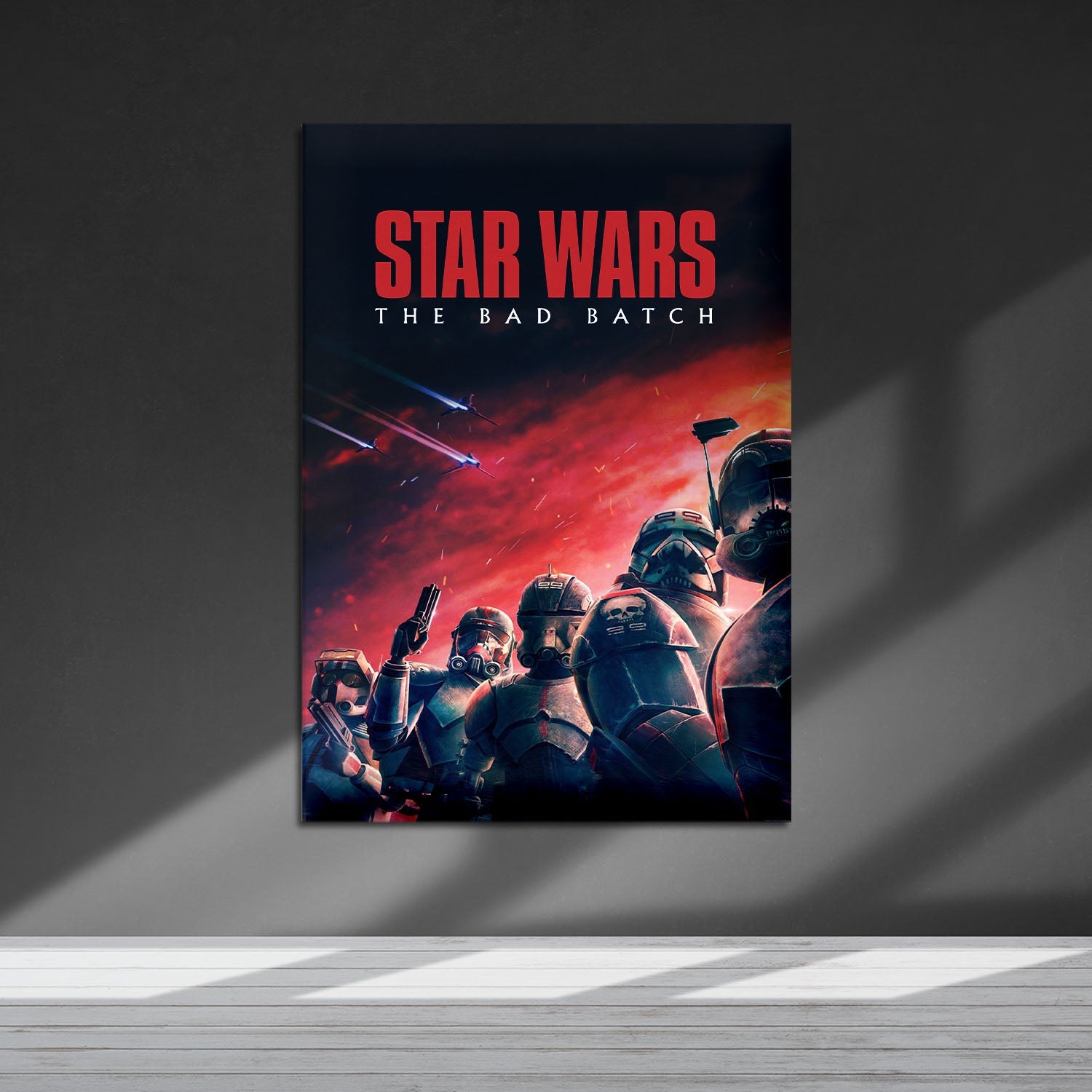 Flex Designs Metal Poster Star Wars The Bad Batch 5 x 7" Home Goods - TV Show 2021 TV Show Metal Poster