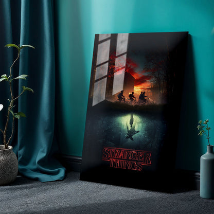 Stranger Things Key Visual TV Show Metal Poster