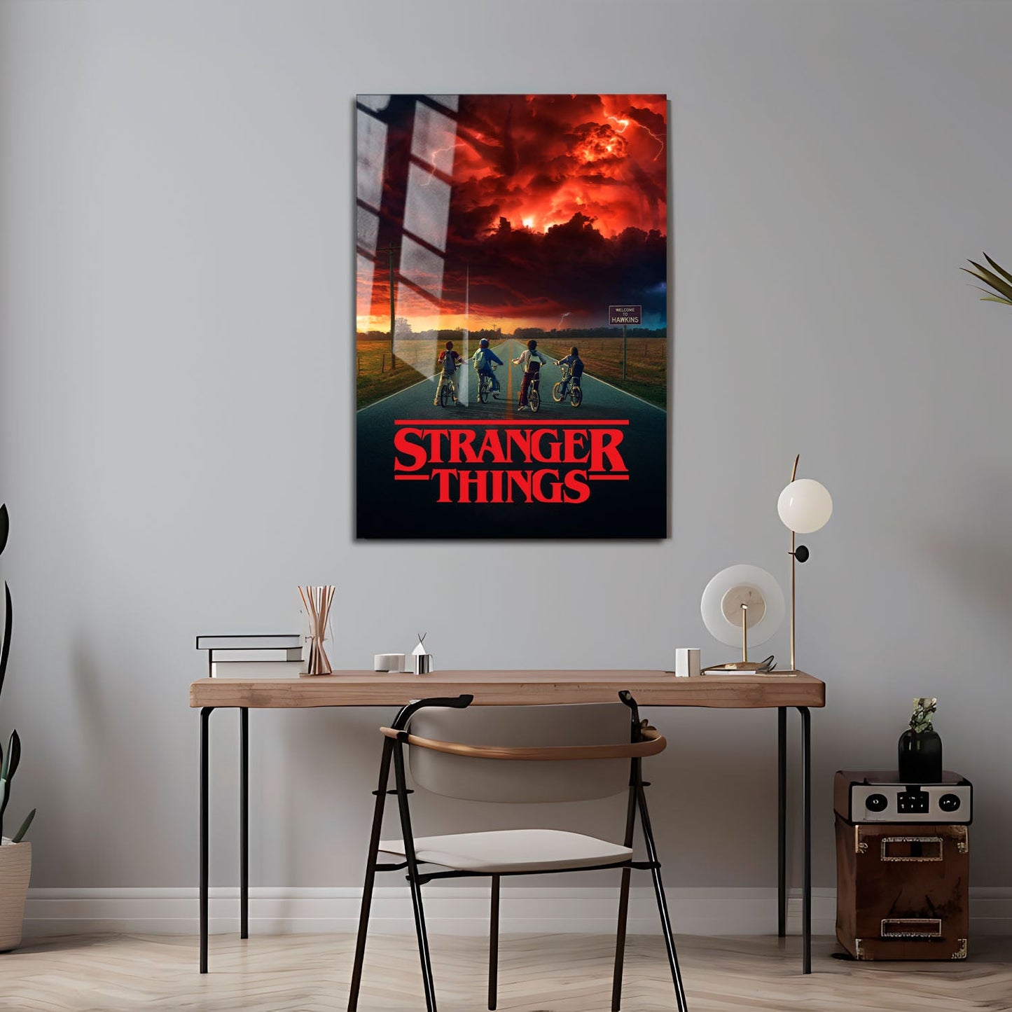 Flex Designs Metal Poster Stranger Things Theatrical 24 x 36" Home Goods - TV Show 2016 TV Show Metal Poster