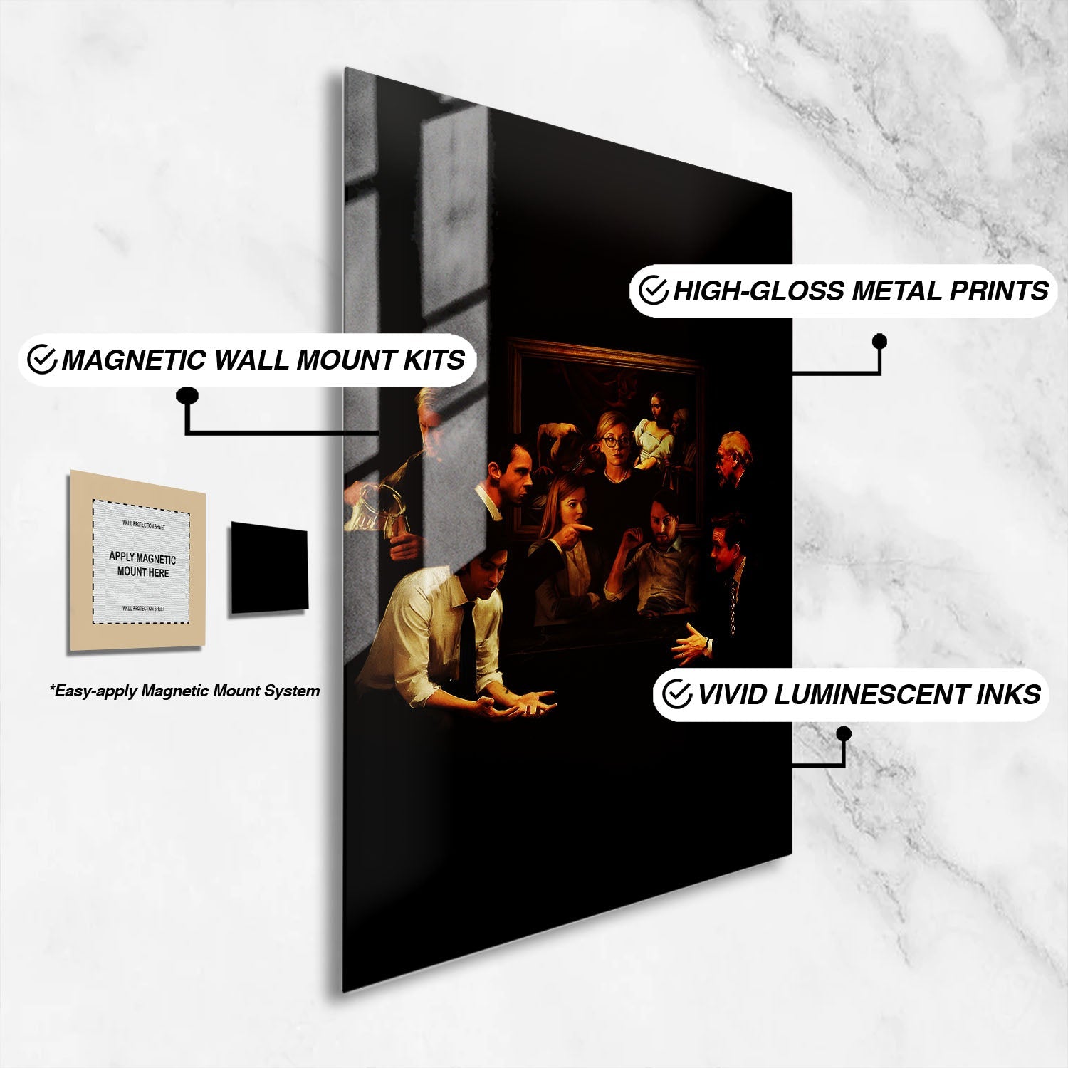 Flex Designs Metal Poster Succession Key Art 16 x 24" Home Goods - TV Show 2018 TV Show Metal Poster