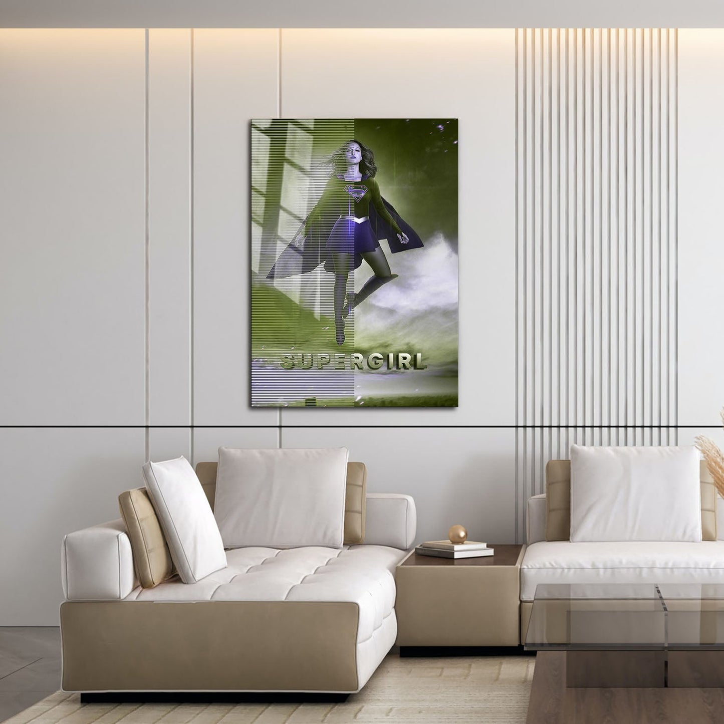 Flex Designs Metal Poster Supergirl 16 x 24" Home Goods - TV Show 2015 TV Show Metal Poster