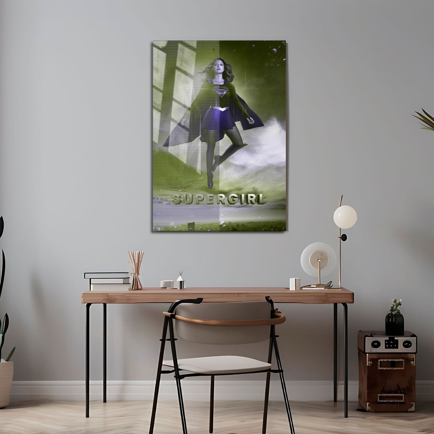 Flex Designs Metal Poster Supergirl 24 x 36" Home Goods - TV Show 2015 TV Show Metal Poster