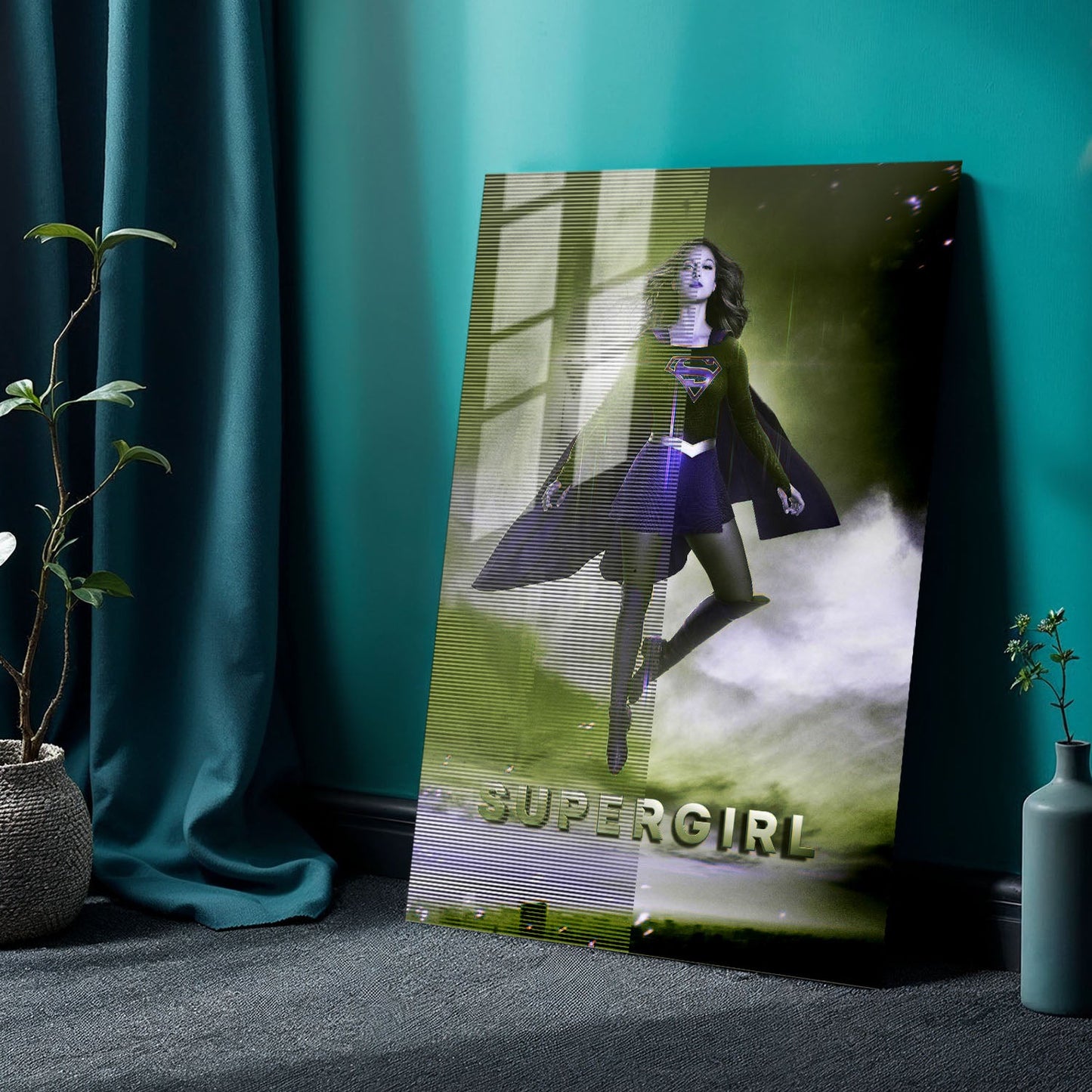 Supergirl TV Show Metal Poster