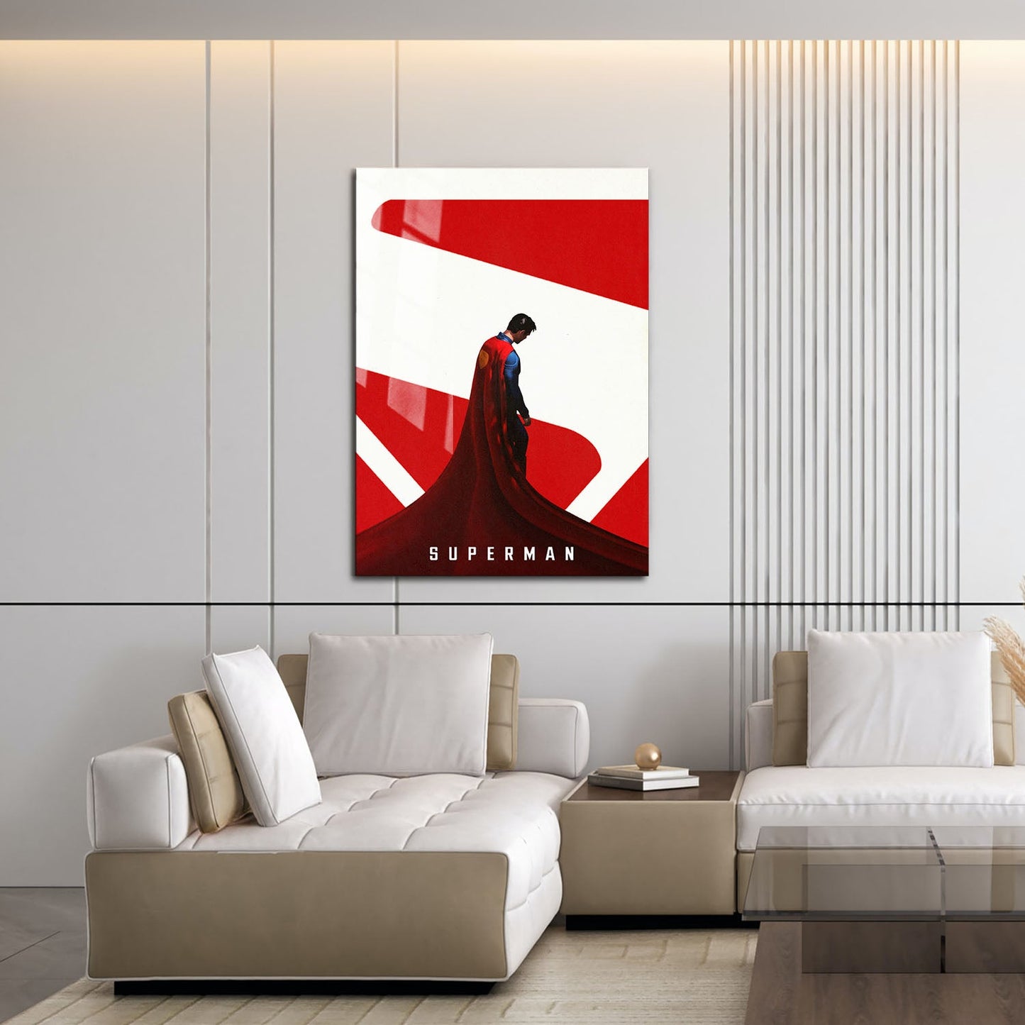 Flex Designs Metal Poster Superman Cape Cartoon 16 x 24" Home Goods - TV Show 2025 TV Show Metal Poster