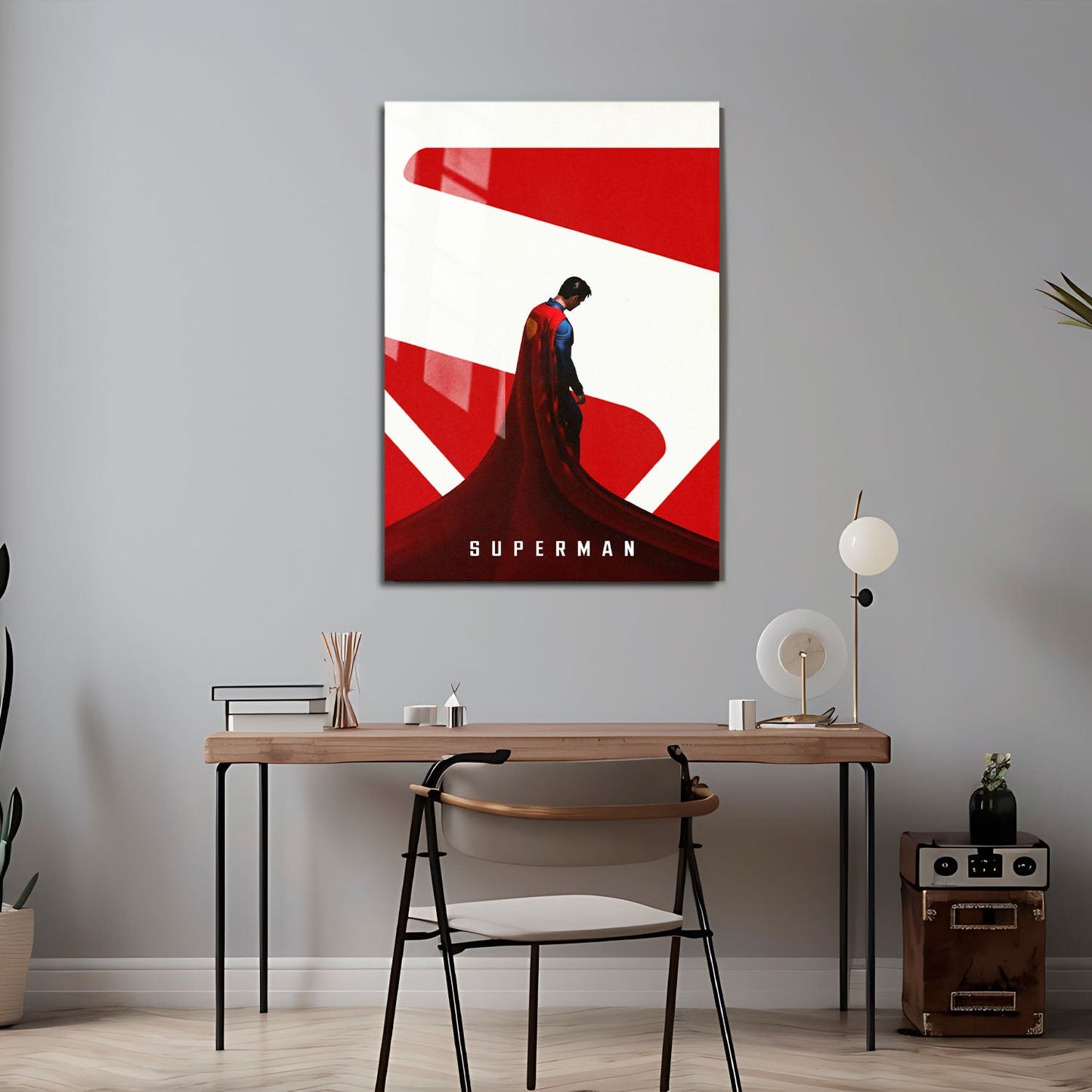 Flex Designs Metal Poster Superman Cape Cartoon 24 x 36" Home Goods - TV Show 2025 TV Show Metal Poster