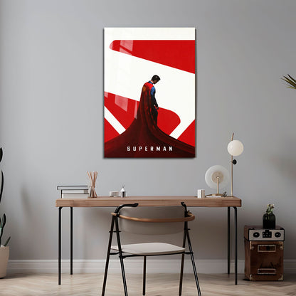 Flex Designs Metal Poster Superman Cape Cartoon 24 x 36" Home Goods - TV Show 2025 TV Show Metal Poster
