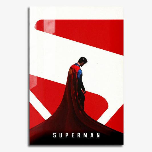 Flex Designs Metal Poster Superman Cape Cartoon 11 x 17" Home Goods - TV Show 2025 TV Show Metal Poster