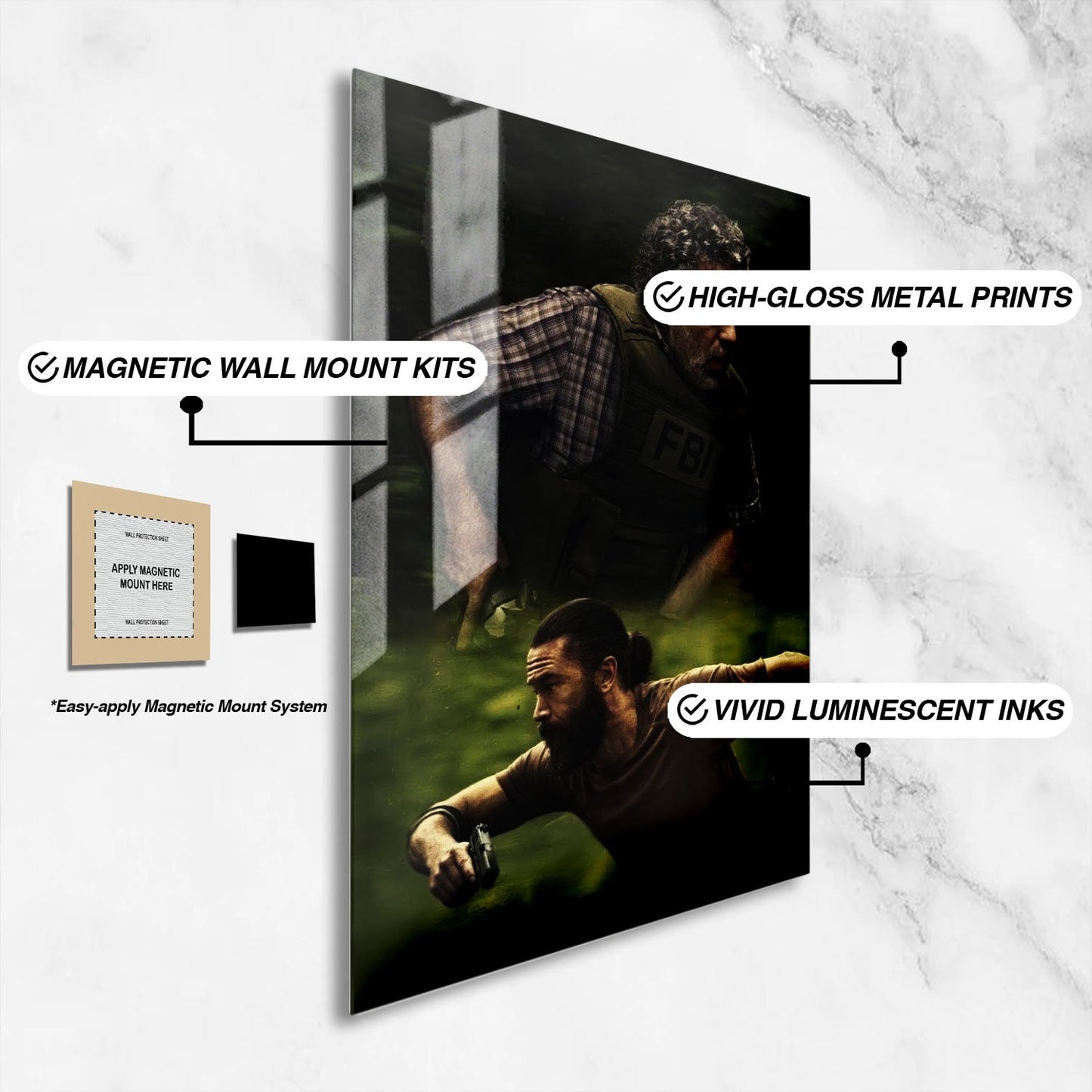 Flex Designs Metal Poster Task 16 x 24" Home Goods - Movie 2025 Movie Metal Poster