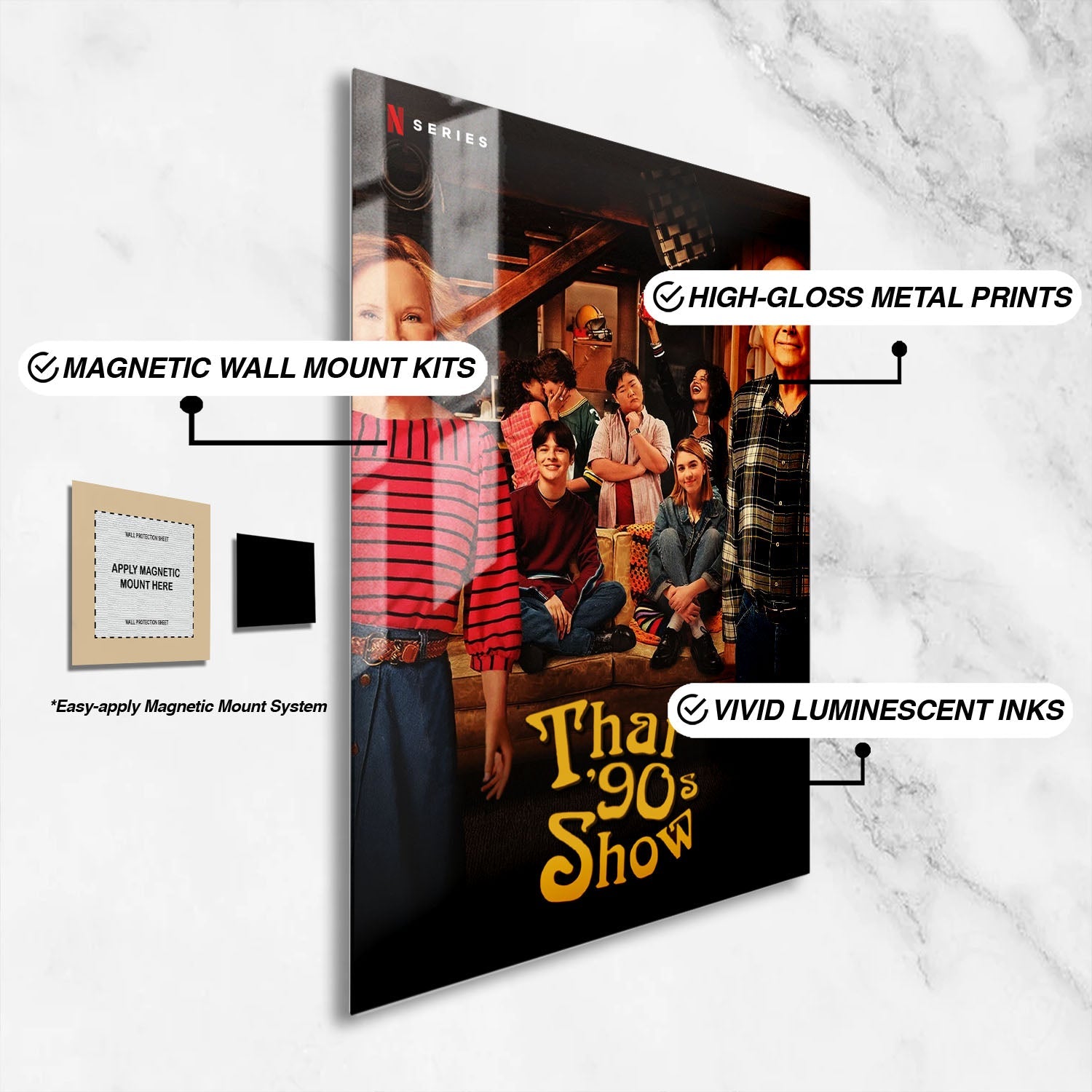 Flex Designs Metal Poster That 90s Show 16 x 24" Home Goods - TV Show 2023 TV Show Metal Poster