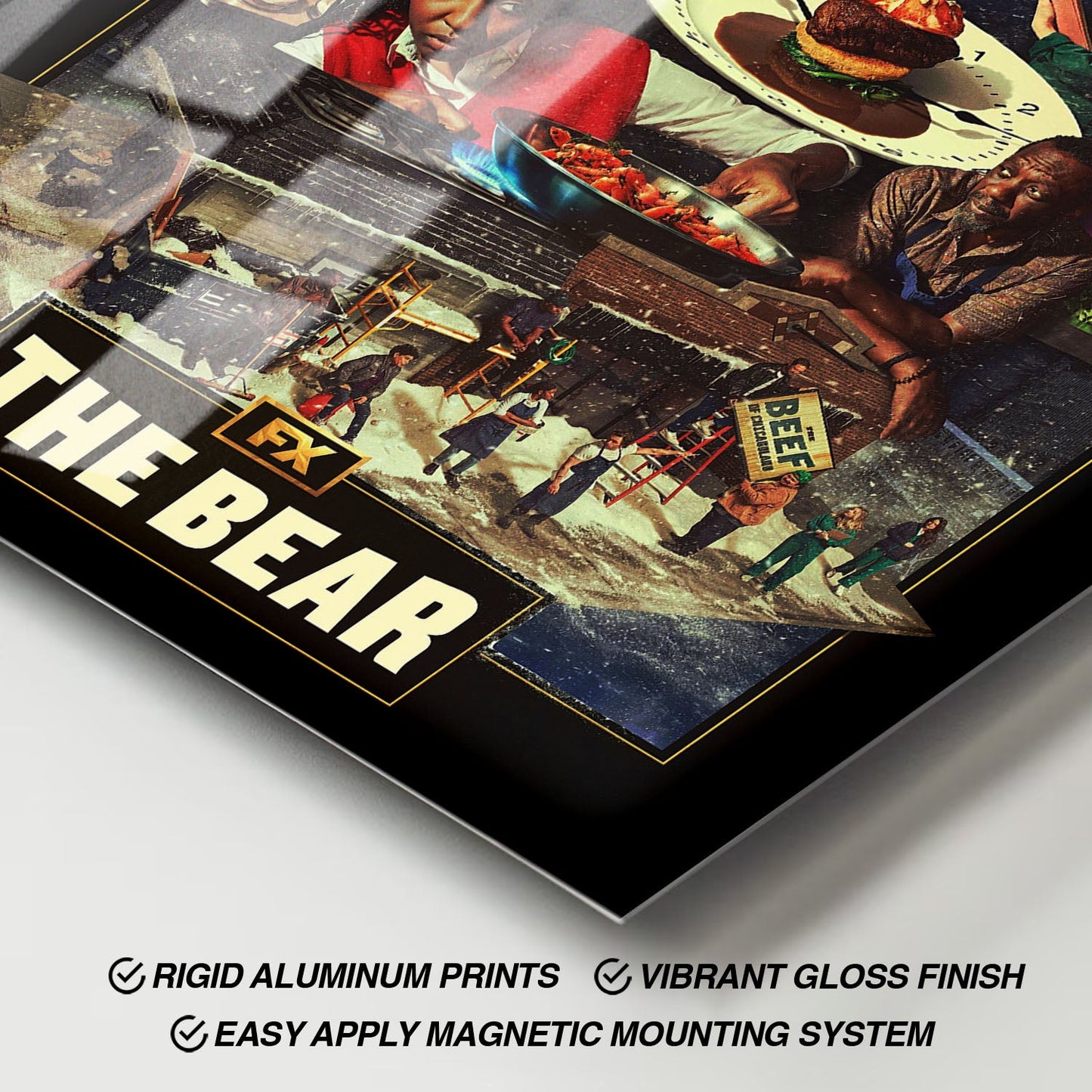 Flex Designs Metal Poster The Bear Key Art 11 x 17" Home Goods - TV Show 2022 TV Show Metal Poster