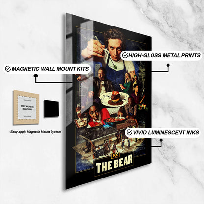 Flex Designs Metal Poster The Bear Key Art 16 x 24" Home Goods - TV Show 2022 TV Show Metal Poster