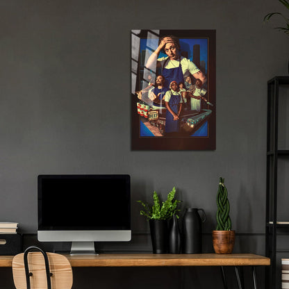 Flex Designs Metal Poster The Bear Key Visual 5 x 7" Home Goods - TV Show 2019 TV Show Metal Poster