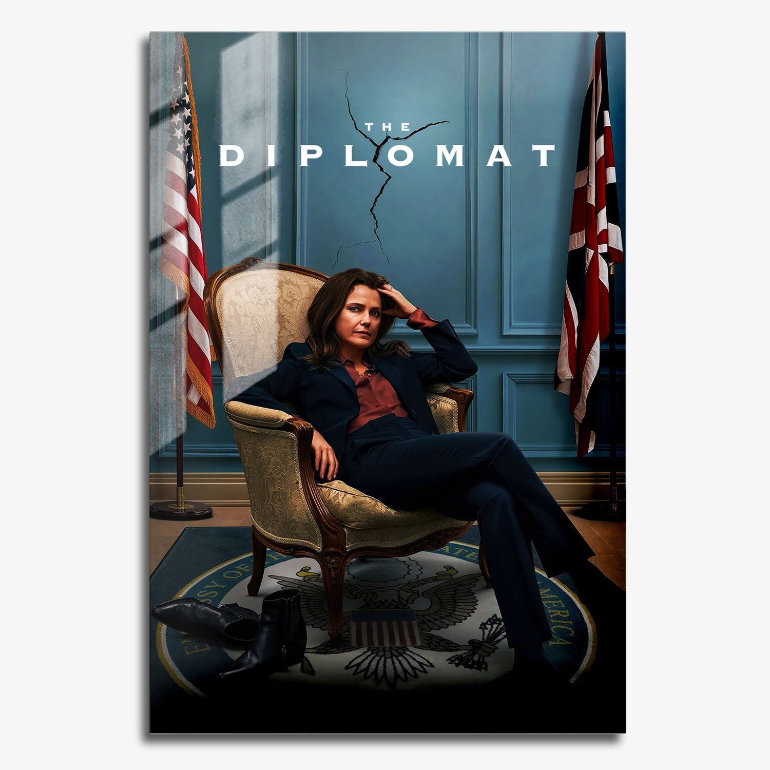 Flex Designs Metal Poster The Diplomat 11 x 17" Home Goods - TV Show 2023 TV Show Metal Poster
