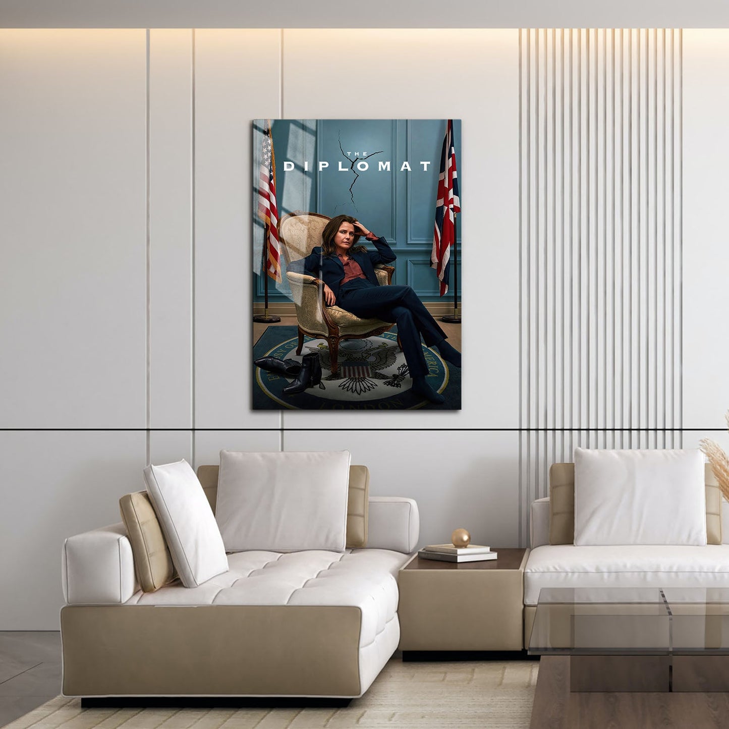 Flex Designs Metal Poster The Diplomat 16 x 24" Home Goods - TV Show 2023 TV Show Metal Poster