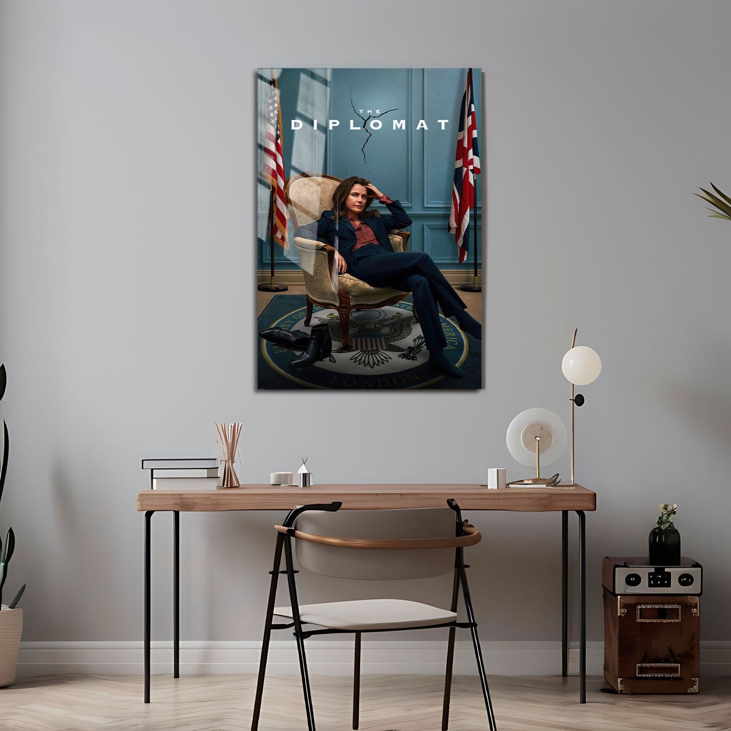Flex Designs Metal Poster The Diplomat 24 x 36" Home Goods - TV Show 2023 TV Show Metal Poster