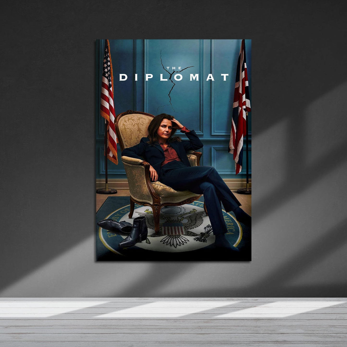 Flex Designs Metal Poster The Diplomat 5 x 7" Home Goods - TV Show 2023 TV Show Metal Poster