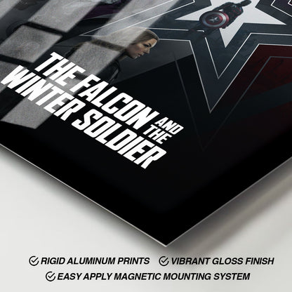 Flex Designs Metal Poster The Falcon and the Winter Soldier Alternate 11 x 17" Home Goods - TV Show 2021 TV Show Metal Poster