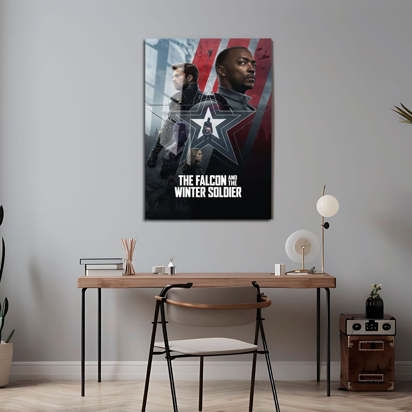 Flex Designs Metal Poster The Falcon and the Winter Soldier Alternate 24 x 36" Home Goods - TV Show 2021 TV Show Metal Poster