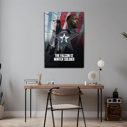 Flex Designs Metal Poster The Falcon and the Winter Soldier Alternate 24 x 36" Home Goods - TV Show 2021 TV Show Metal Poster